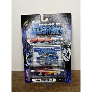 MUSCLE MACHINES 1966 FORD MUSTANG GT350 1:64 New In Package